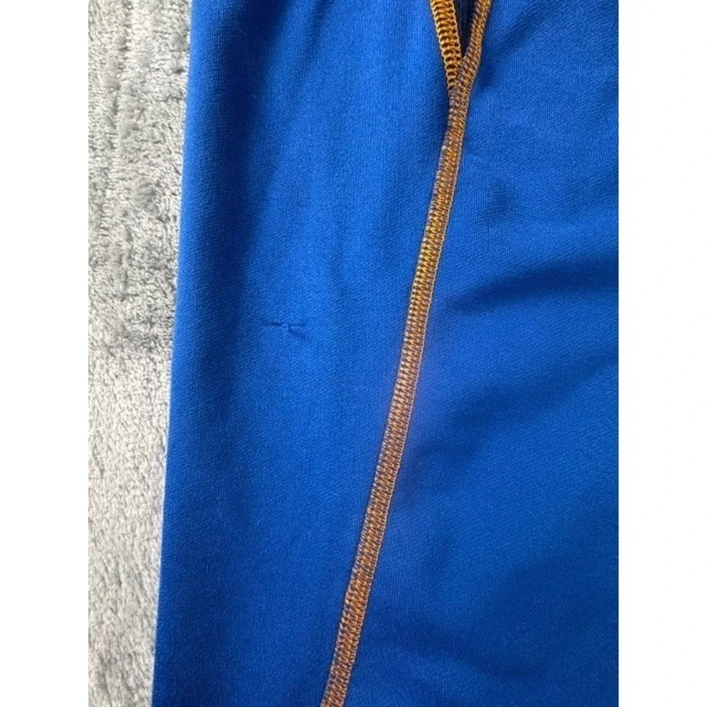 The North Face Pullover Mens L Blue 1/4 Zip Long Sleeve Active Top Mesh Trim